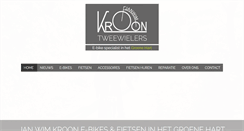 Desktop Screenshot of kroonfietsen.nl